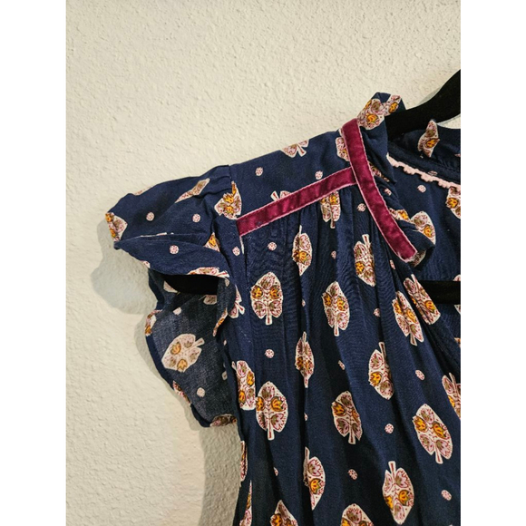 Women's Floreat Loved by Anthropologie Jumpsuit, Size S, Blue & Pink - Picture 5 of 6